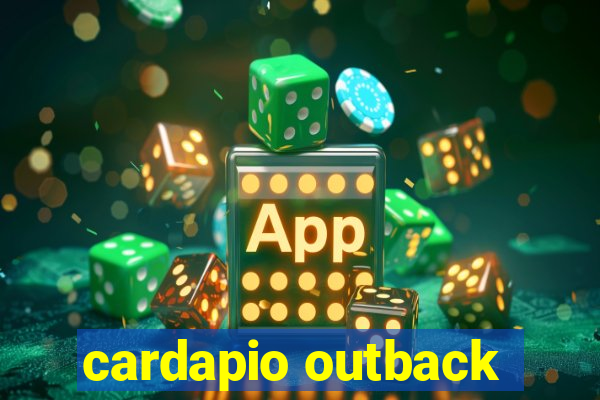 cardapio outback